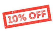 10% Off First Time Orders